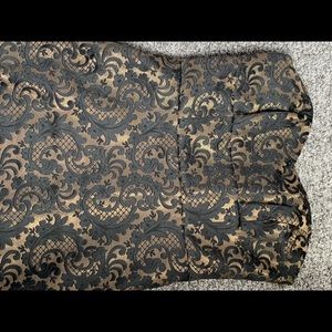 Black and gold Cocktail dress